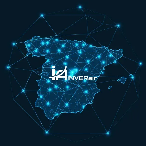 Mapa de distribuidores Inverair en España